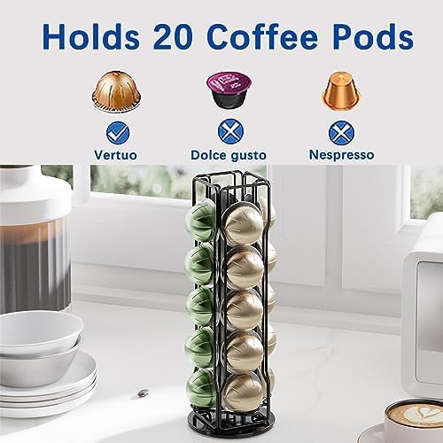 20 Vertuo Pods Coffee Pod Holder Compatible - Image 3