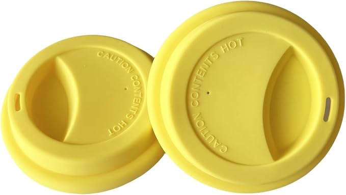 Silicone Cup Covers, Reusable Silicone Lids by NumRealmNumberIDTagsLabels