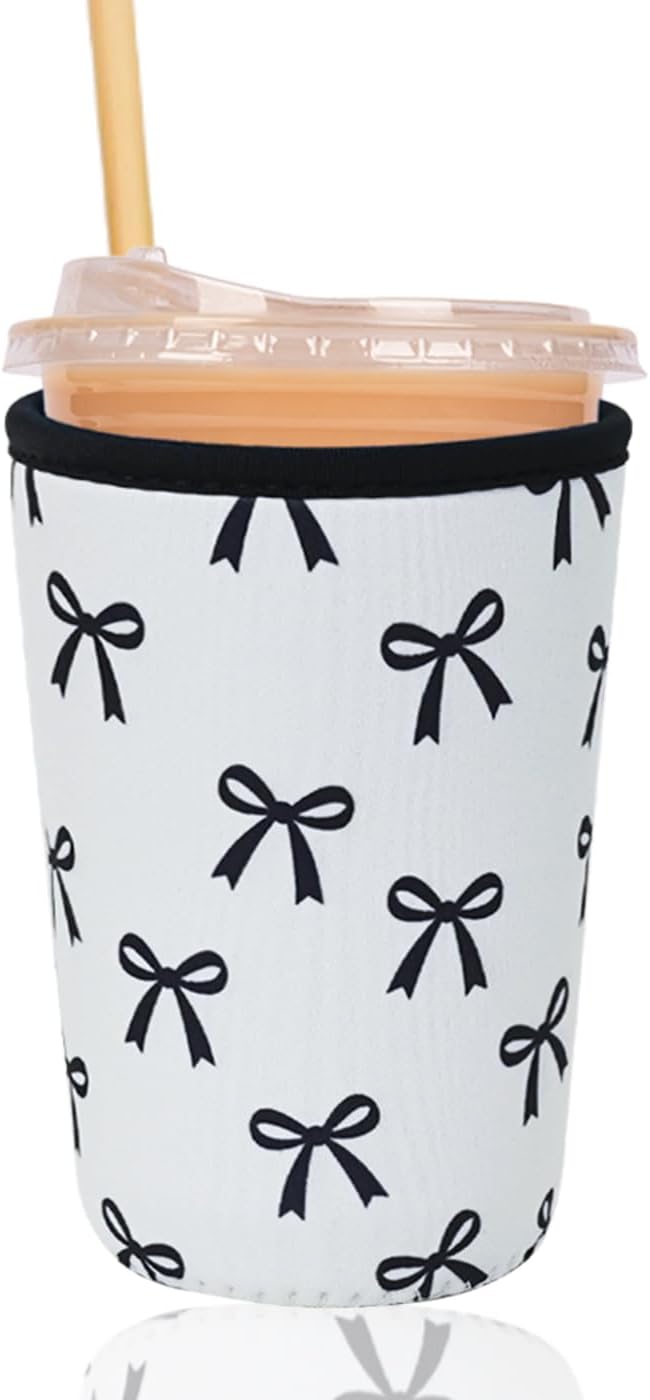 Reusable Insulated Sleeve for Iced Coffee Cup, Coffee Neoprene Sleeve for Cold by Unknown