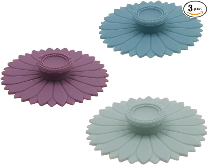 Silicone Cup Covers Anti-dust Airtight Seal Silicone Cup Lids by OZXNO
