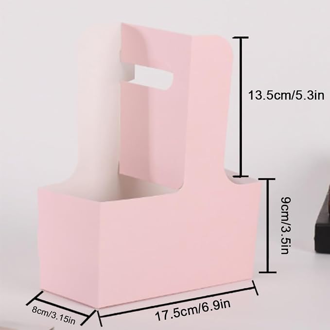 2 Cup Carrier Disposable Drink Carrier Kraft Drink Carrier - Image 3