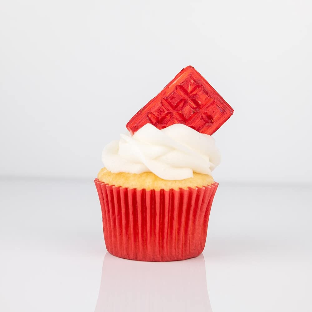 Luster Dust Edible Cake Decorations, Red Edible Luster Dust for Cakes, Edible Red Dust for Cupcake Decorations, Red Fondant, Red Cake Drip, Red Edible Paint for Cakes and Red Food Coloring