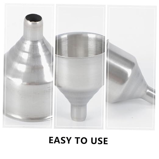 10Pcs Stainless Steel Kitchen Funnels - Image 3