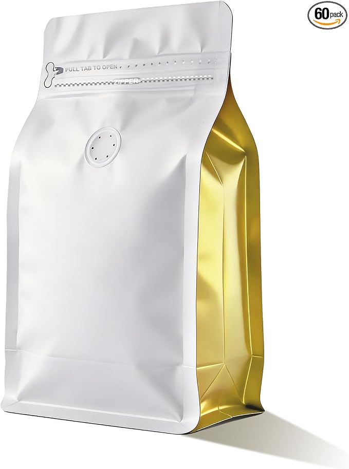 Coffee Bags with Valve Vented Coffee Beans Packaging Bags High Barrier by ODDIER