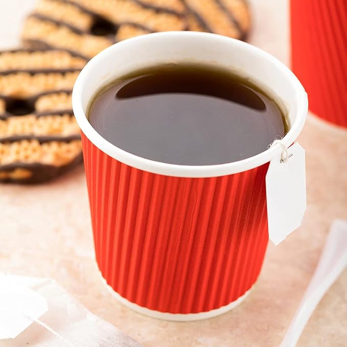 Restaurantware-4 Ounce Paper Coffee Cups, 25 Ripple Disposable Paper Cups - Image 7