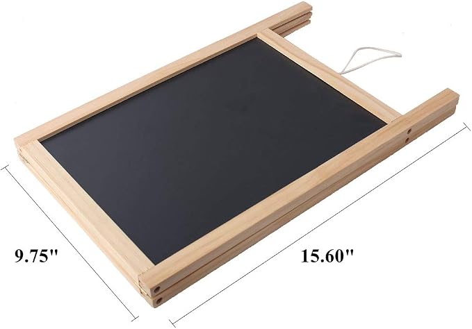 Freestanding Wooden A Frame Double Sided Chalkboard - Image 2