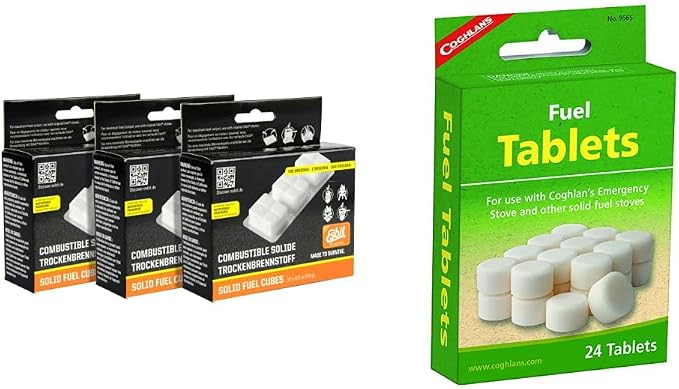 Esbit 1300-Degree Smokeless Solid 14g Fuel Tablets by Esbit