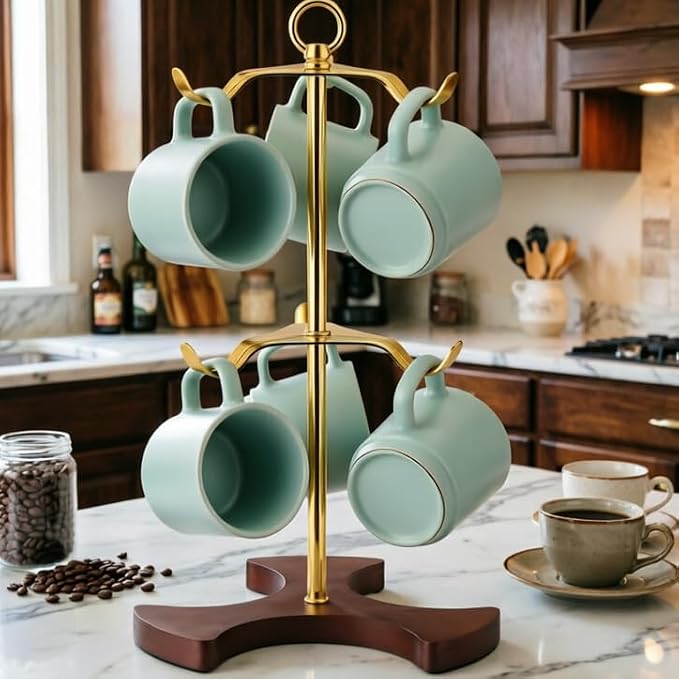 Gold Mug Tree for Countertop - Image 6