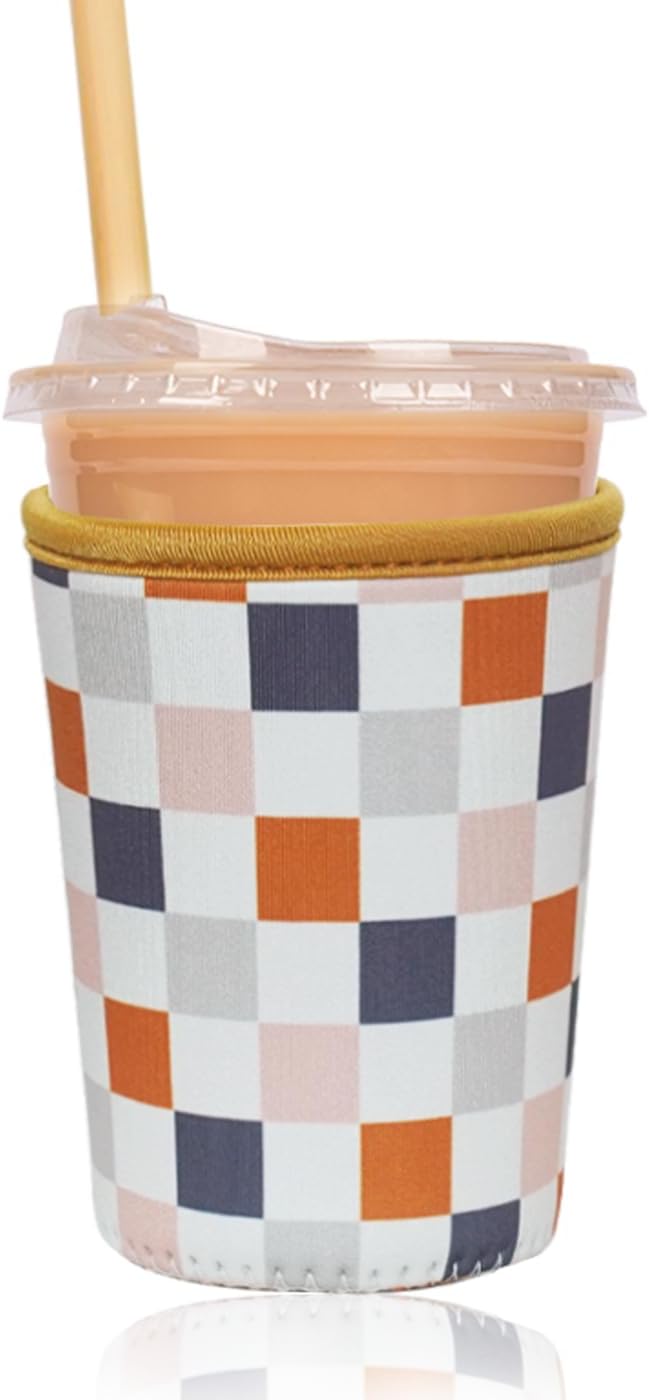 Reusable Insulated Sleeve for Iced Coffee Cup, Coffee Neoprene Sleeve for Cold by Unknown
