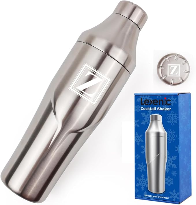 Lexenic 24oz Personalized Double Wall Cocktail Shaker by Lexenic