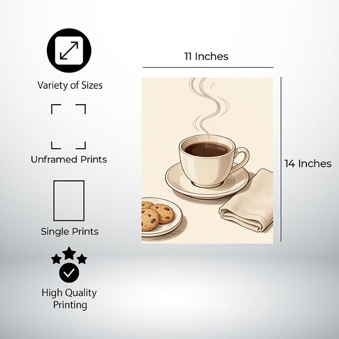 Lawrence Williams Designs Coffee and Cookies Poster - Image 2