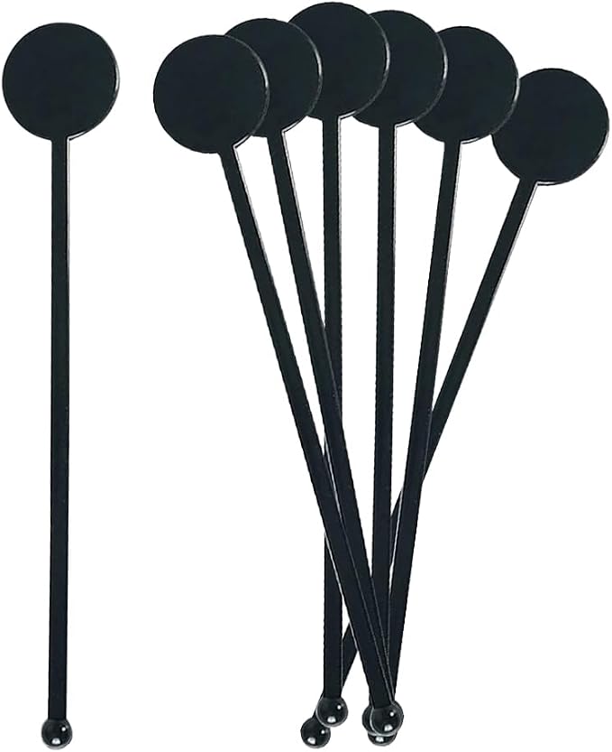 80 Pcs Plastic Cocktail Swizzle Sticks Long Coffee Beverage Stirrers Wedding by UUYYEO