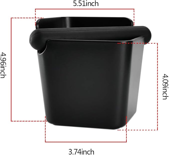 HOMEE Espresso Knock Box 4.8 Inch Shock-Absorbent Durable Barista Style Knock - Image 4