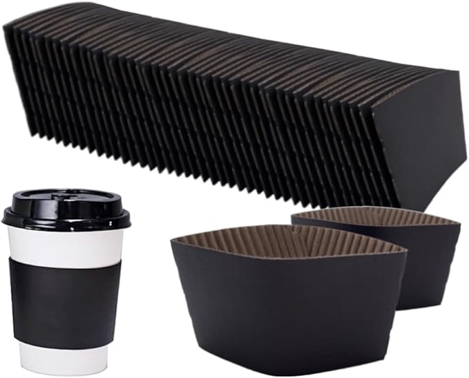 EchoDone 8 oz Disposable Coffee Cup Sleeves by EchoDone