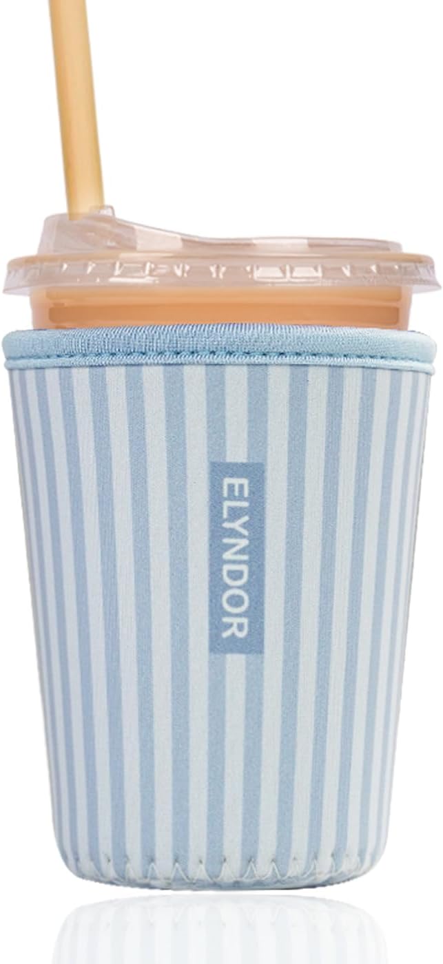 Reusable Insulated Sleeve for Iced Coffee Cup, Coffee Neoprene Sleeve for Cold by Unknown