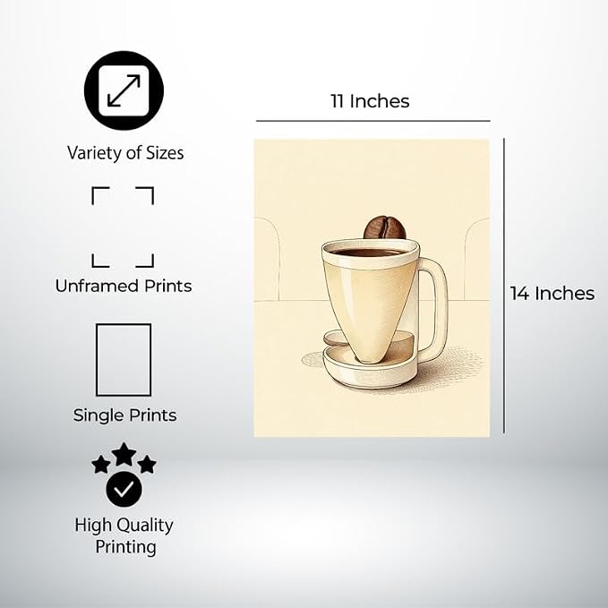 Lawrence Williams Designs Coffee Cup Poster - Image 2