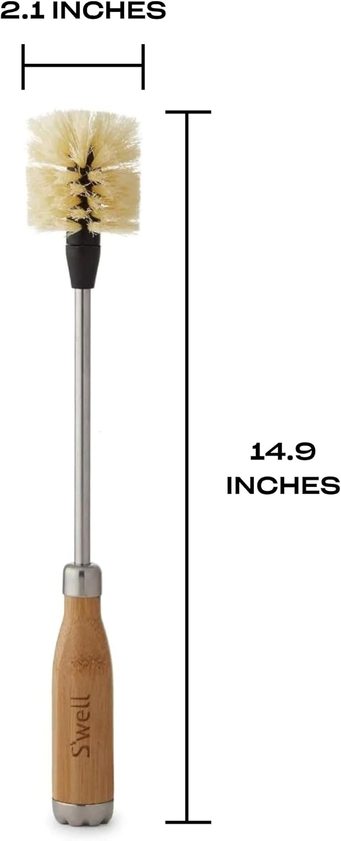 S'well Brush, One Size, Effortlessly Cleans Inside Of S'well Bottles And - Image 3