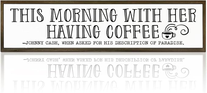 Coffee Wood Sign, Decorative Wooden Box Sign, Coffees Lover Decoration by WKYAER