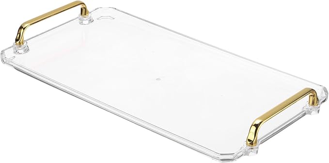 PATIKIL 16.1 x 8.7 Inches Plastic Serving Tray by PATIKIL