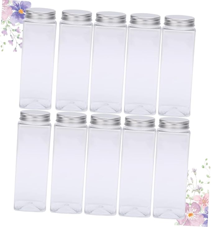 PartyKindom 10Pcs 500ml PET Plastic Drink Bottles - Image 8