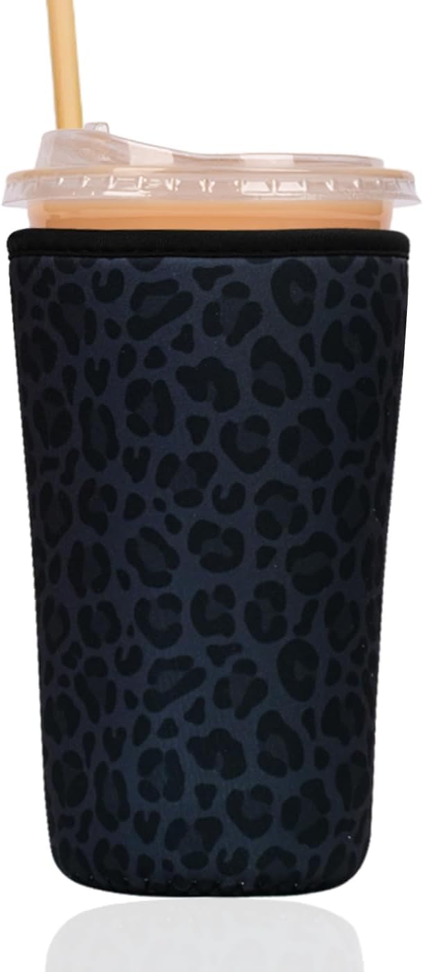 Reusable Insulated Sleeve for Iced Coffee Cup, Coffee Neoprene Sleeve for Cold by Unknown