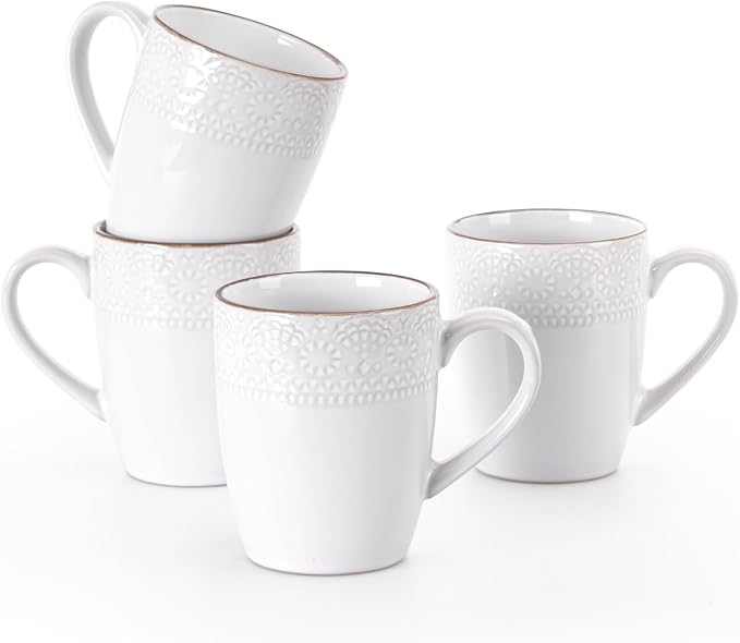 famiware Coffee Mugs Sets for 4, 12 oz Mug Set, Coffee Cups by Famiware