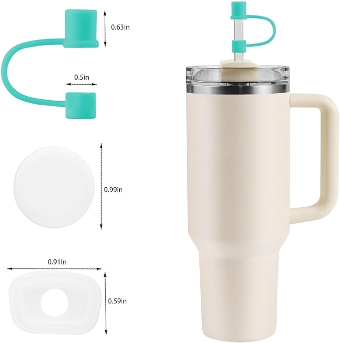 MOLOSLEEVE 21 Colors Straw Toppers Include A Set of Leak-proof Plugs, - Image 3