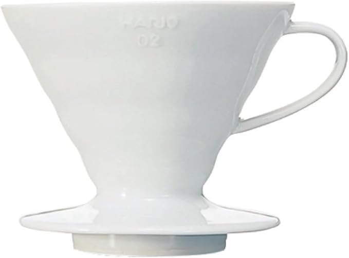 Hario V60 Ceramic Coffee Dripper Pour Over Cone Coffee Maker Size 02 by Hario