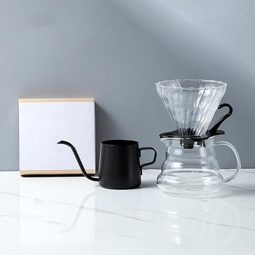 Cabilock 1set Portable Manual Coffee Strainer Funnel - Image 7