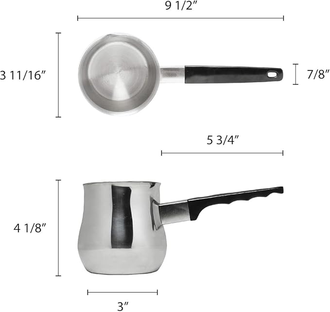 TrueCraftware- 24 oz Stainless Steel Turkish Coffee Decanter - Image 5