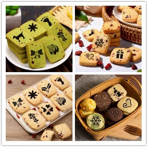 36 Coffee Decorating Stencils + 2 Stainless Steel Mesh Powder Shaker, - Image 5