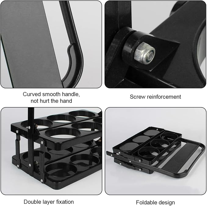 Portable Drink Carrier, Reusable Beer Bottle Coffee Cup Holder, Beer Bottle - Image 4