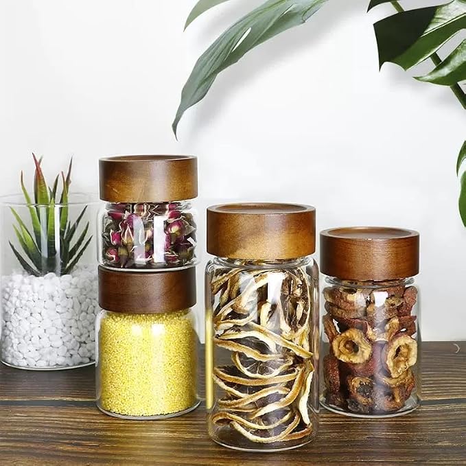 Sixhaven Wide Mouth Glass Storage Jars - Image 8