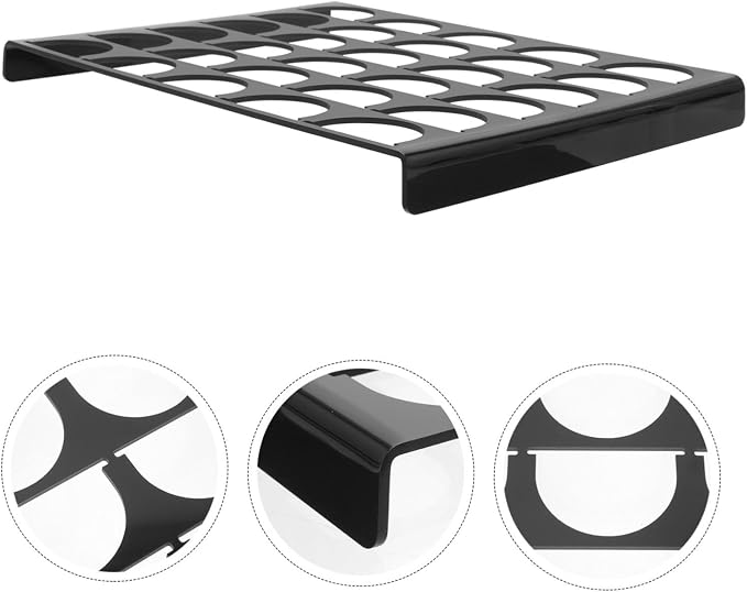 Lurrose Acrylic Coffee Capsule Holder Rack Organizer - Image 5