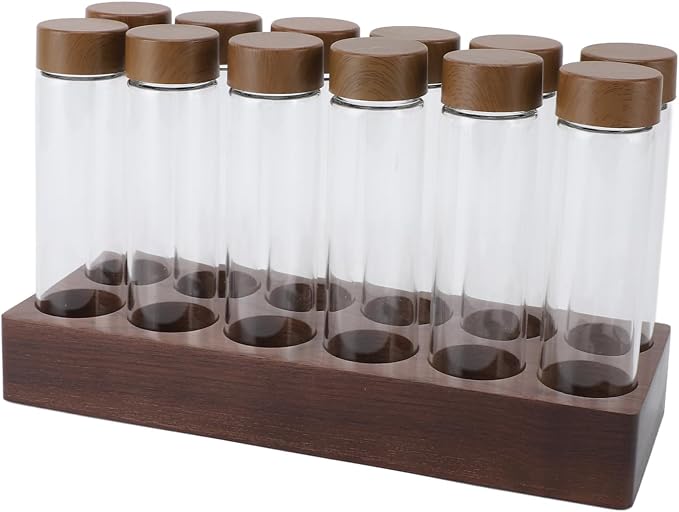 CHICIRIS Coffee Bean Storage Tubes, 12 Pack Single Dose Coffee Bean Cellars - Image 5
