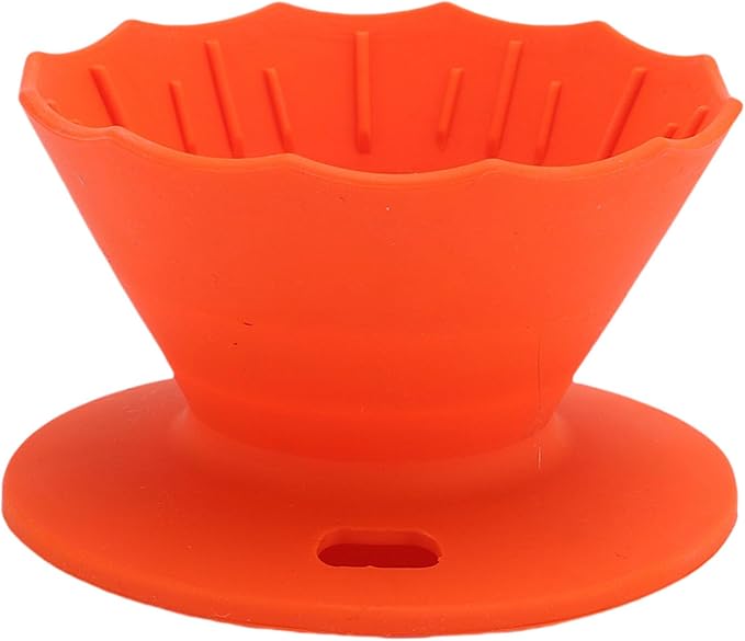 Pour Over Coffee Dripper, Food Grade Silicone Portable Coffee Filter, Folding - Image 5