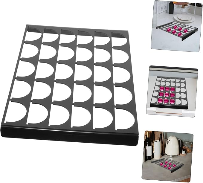 Coffee Capsule Storage Organizer Acrylic Multi Holder - Image 7