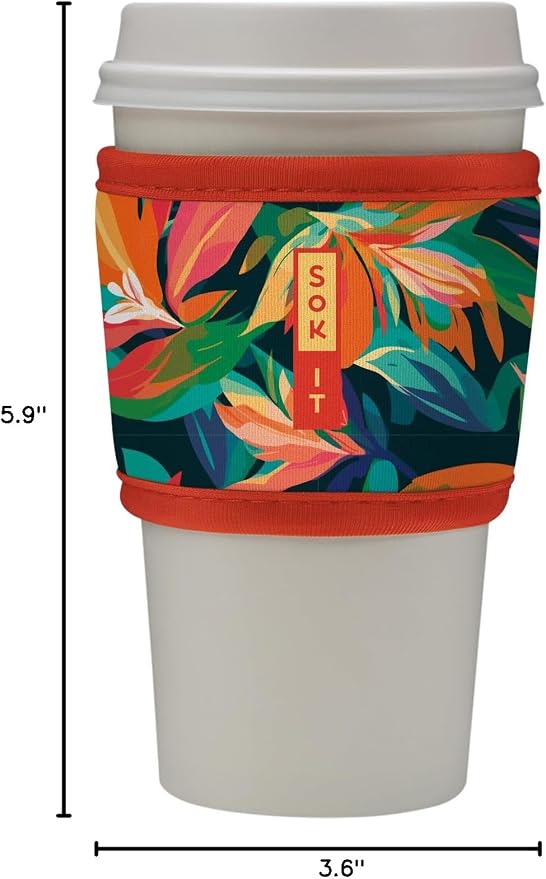 Sok It HotSok Coffee & Tea Reusable Insulated Neoprene Cup Sleeve - Image 7