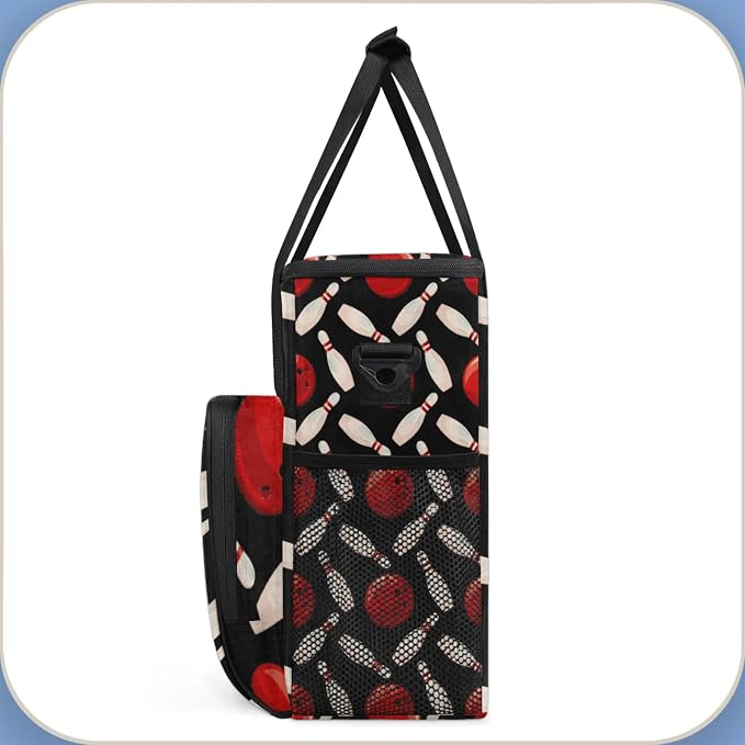 Bowling Ball Coffee Maker Travel Bag, Bowling Ball Large Carrying Storage Case - Image 4
