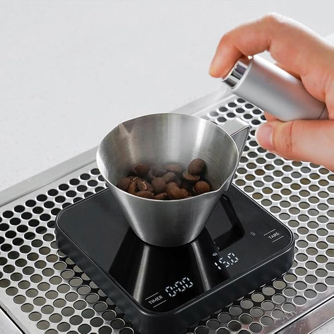 watchget Stainless Steel Espresso Cup, Double Spout & Dual Scale Measuring Cup - Image 4