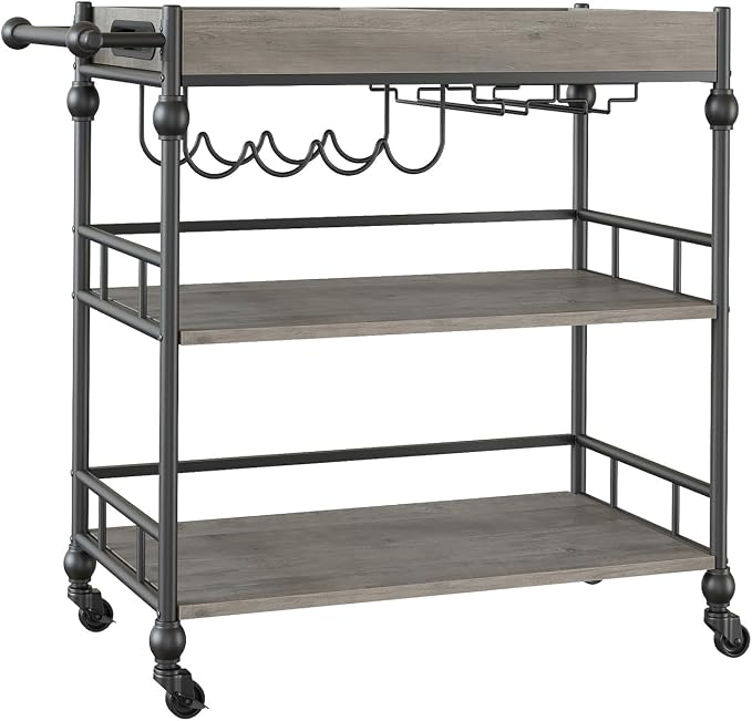 IDEALHOUSE Bar Cart, 3 Tier Bar Carts - Image 9