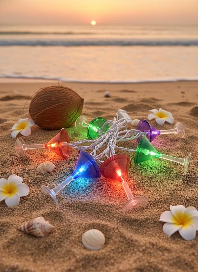 Margarita Glass String Lights, 8.5FT Summer Patio Light - Image 9