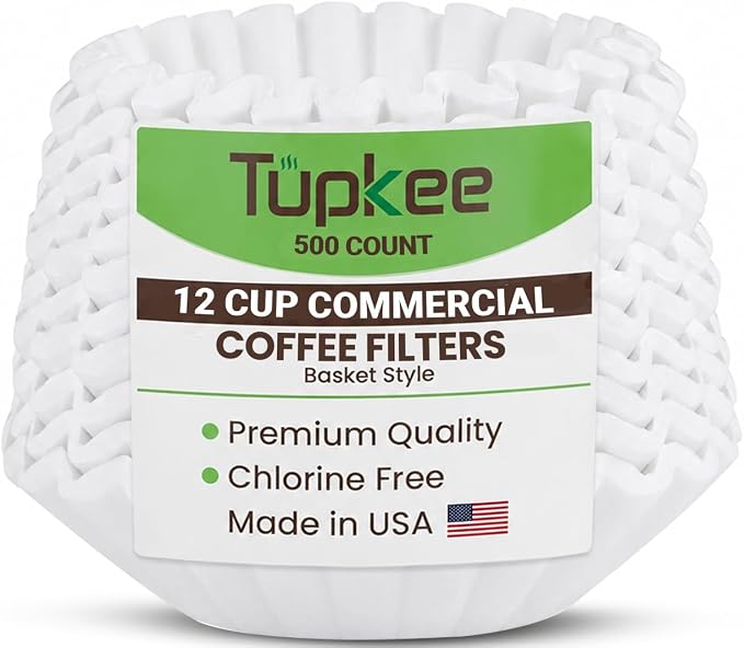 12-Cup Large Coffee Filters by Tupkee