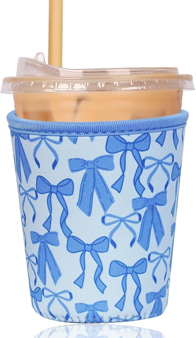 Reusable Insulated Sleeve for Iced Coffee Cup, Coffee Neoprene Sleeve for Cold by Unknown