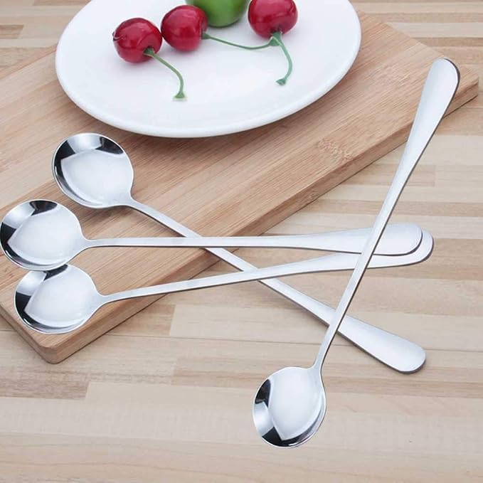 Long Handle Iced Tea Spoons, Ice Cream, Cold Drinks - Image 7
