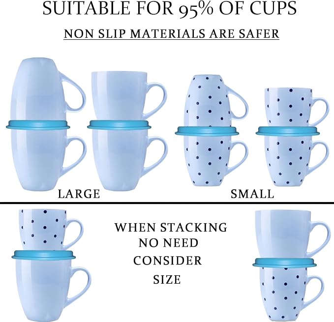 Mug Stacker Kitchen Cabinet Shelf Organizer - Image 4