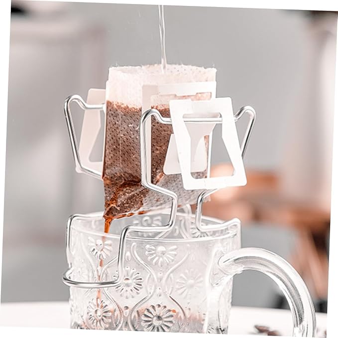Stainless Steel Hanging Ear Coffee Filter Holder Drip Bag Rack Hand Drip Coffee - Image 8