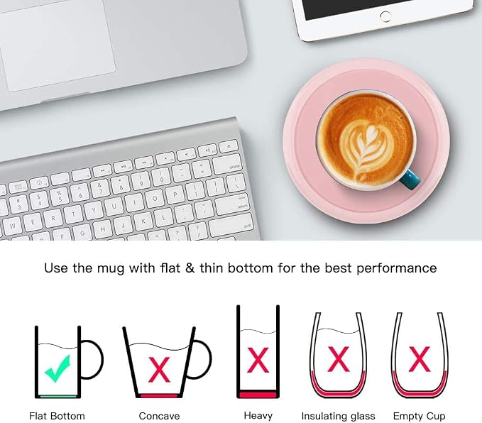 BESTINNKITS Smart Coffee Set Auto On/Off Gravity-induction Mug Office Desk Use - Image 4