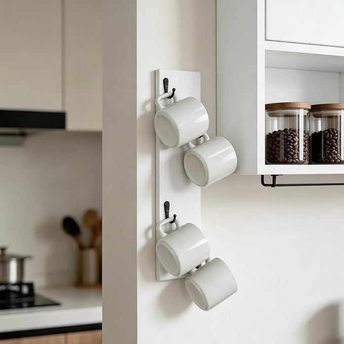 Yohsnor Coffee Mug Holder Wall Mount - Image 4