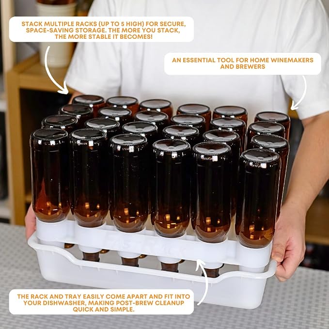 FASTFERMENT - frb1 FastFerment FRBB-24 Bottle Drying Rack, FastRack24 - Image 7